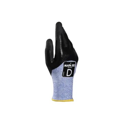 Skytec High Performance Polyethylene Blue Work Gloves Size 8 Nitrile Coating 582