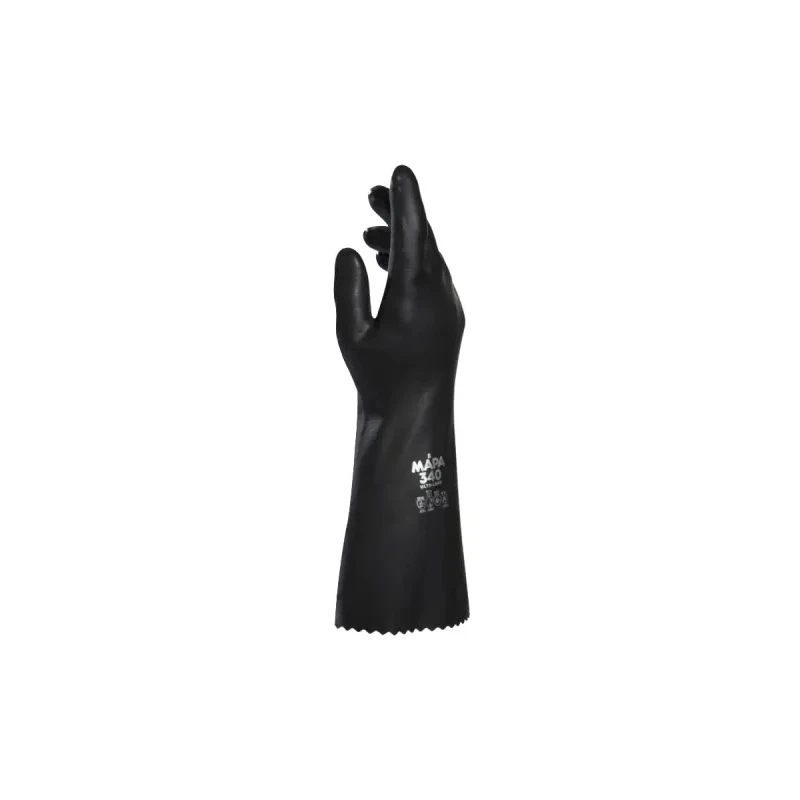 Mapa ULTRANEO Black Latex Work Gloves Size 9 with Latex and Neoprene Coating 340