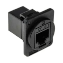 RS PRO Ethernet Coupler 1 Port RJ45 UTP Feed Through Connector Cat5e RJ45