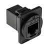 RS PRO Ethernet Coupler 1 Port RJ45 UTP Feed Through Connector Cat5e RJ45