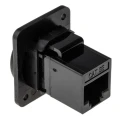 RS PRO Ethernet Coupler 1 Port RJ45 UTP Feed Through Connector Cat5e RJ45