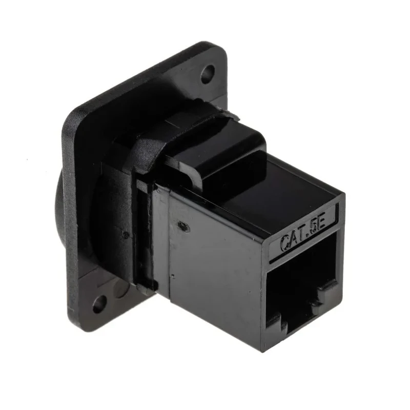 RS PRO Ethernet Coupler 1 Port RJ45 UTP Feed Through Connector Cat5e RJ45