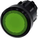 Siemens SIRIUS ACT 3SU10 Series Green Momentary Push Button Head 22 mm Cutout Plastic IP66 IP67 IP69K 3SU1001-0AB40-0AA0