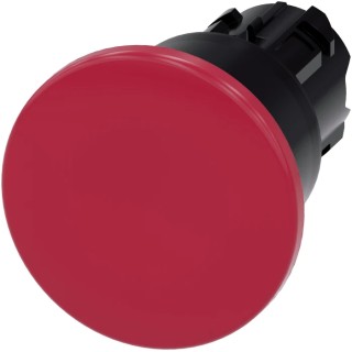 Siemens SIRIUS ACT 3SU10 Series Red Latching Push Button Head, 22 mm Cutout, IP66, IP67, IP69K 3SU1000-1BA20-0AA0