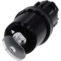 Siemens SIRIUS ACT 3SU10 2-position Key Switch Head, Latching, 22 mm Cutout 3SU1000-5BF01-0AA0