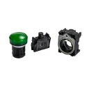 Siemens Panel Mount Green LED Pilot Light SIRIUS ACT 3SU11 22 mm Cutout 24V IP20 Round 3SU1102-6AA40-1AA0