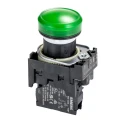 Siemens Panel Mount Green LED Pilot Light SIRIUS ACT 3SU11 22 mm Cutout 24V IP20 Round 3SU1102-6AA40-1AA0