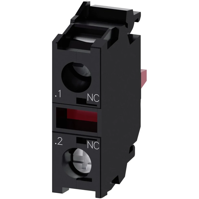Siemens SIRIUS ACT 3SU14 Series Contact Block 1 NC, 500 V AC/DC, 10A Current Rating 3SU1400-1AA10-1CA0