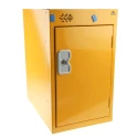 RS PRO 1 Door Steel Yellow Locker 480 mm x 300 mm x 450 mm 763-464