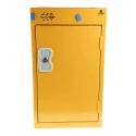 RS PRO 1 Door Steel Yellow Locker 480 mm x 300 mm x 450 mm 763-464