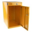 RS PRO 1 Door Steel Yellow Locker 480 mm x 300 mm x 450 mm 763-464