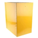 RS PRO 1 Door Steel Yellow Locker 480 mm x 300 mm x 450 mm 763-464