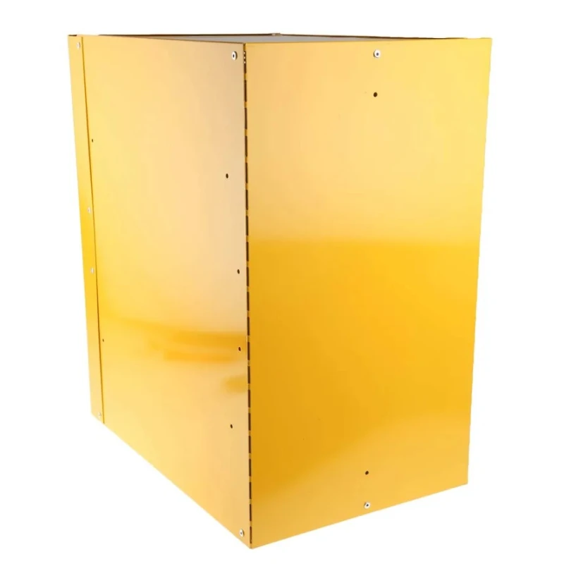 RS PRO 1 Door Steel Yellow Locker 480 mm x 300 mm x 450 mm 763-464