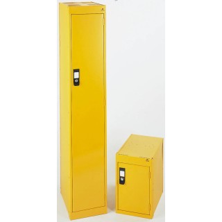 RS PRO 1 Door Steel Yellow Locker 1700 mm x 300 mm x 450 mm 763-470
