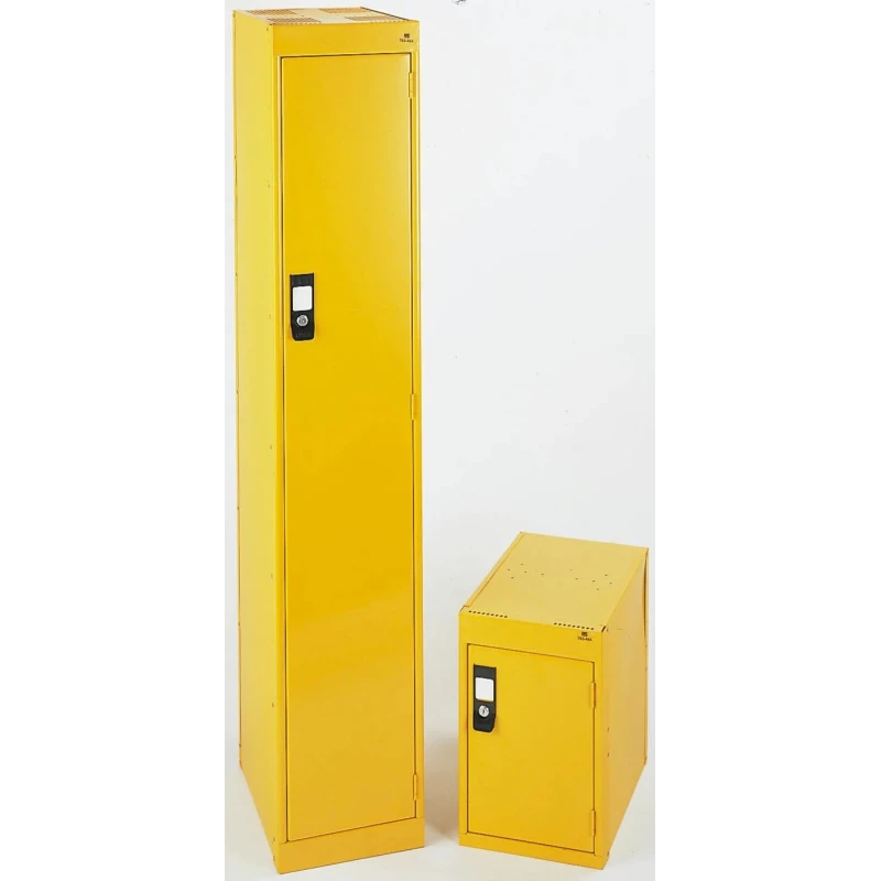 RS PRO 1 Door Steel Yellow Locker 1700 mm x 300 mm x 450 mm 763-470