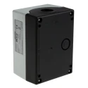 Siemens Grey Plastic SIRIUS ACT Push Button Enclosure, 2 Hole 22 mm Diameter, 85x114x64 mm 3SU1802-0AA00-0AB1