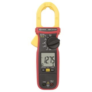Beha-Amprobe Clamp Meter, True RMS, 600 A AC/DC Current, 600 V AC/DC Voltage, CAT III Safety, Model AMP-220-EUR