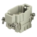 HARTING Heavy Duty Power Connector Insert 16A 500V Han E HMC Series Male 6 Contacts 09332062602