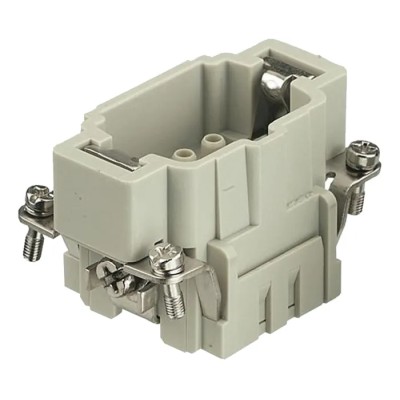 HARTING Heavy Duty Power Connector Insert 16A 500V Han E HMC Series Male 6 Contacts 09332062602