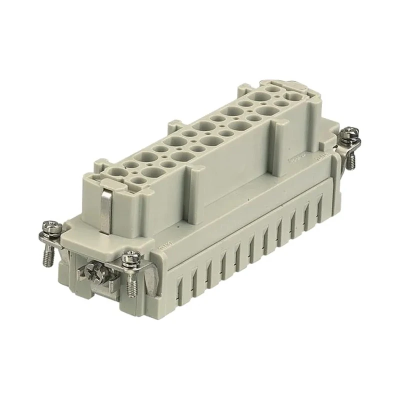 HARTING Heavy Duty Power Connector Insert 16A 500V Han E HMC Series Female 24 Contacts 09332242702