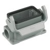 HARTING Han B HMC Range Heavy Duty Power Connector Housing Surface Mount Die Cast Aluminium IP65 1 Lever 24B 19302241251
