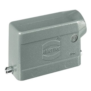 HARTING HAN Range Heavy Duty Power Connector Hood Polycarbonate Body IP65 Rated Germany 19302101541