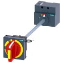 Siemens Red Yellow Rotary Handle 70 mm SENTRON Series 3VA9157-0FK27