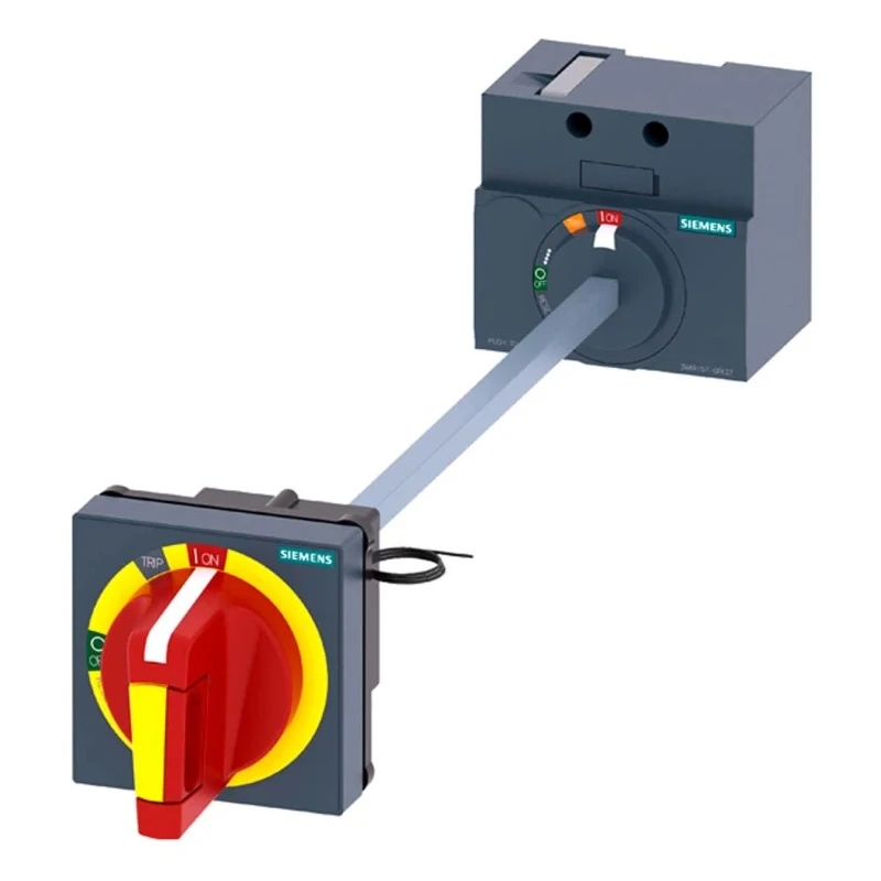 Siemens Red Yellow Rotary Handle 70 mm SENTRON Series 3VA9157-0FK27