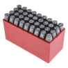 RS Pro 8 mm x 36 Piece Engraving Letter Punch Set Chrome Vanadium Steel HRC 58-60 875-4786