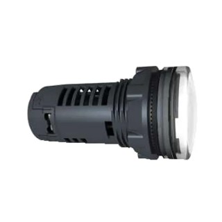 Schneider Electric Panel Mount White LED Pilot Light 24V AC/DC, 18mA, IP66, 22mm Cutout, Round XB5EVB1