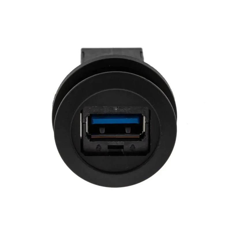 HARTING Straight Panel Mount Female USB Type A to A Connector 1 Port 30V 1.5A USB 3.0 09454521904