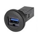 HARTING Straight Panel Mount Female USB Type A to A Connector 1 Port 30V 1.5A USB 3.0 09454521904