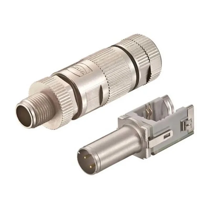 HARTING Circular Connector, 4 Contacts, Cable Mount, M12 Connector Plug Male, 57V, 1.18A, Zinc Housing, IP65 20820050001