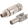 HARTING Circular Connector, 4 Contacts, Cable Mount, M12 Connector Plug Male, 57V, 1.18A, Zinc Housing, IP65 20820050001