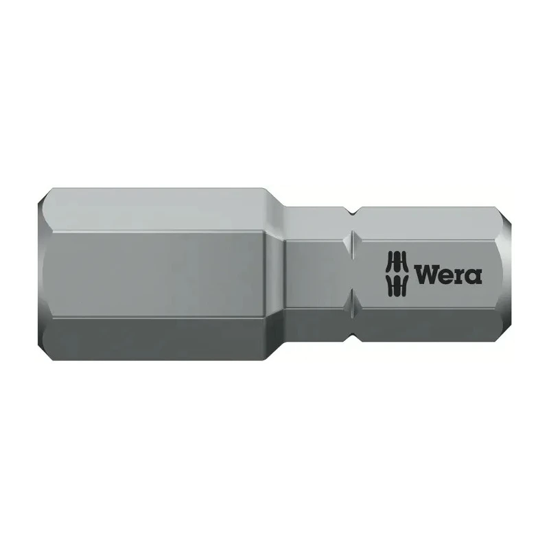 Wera Hex-Plus Screwdriver Bit 0.25 mm Drive Size 8 mm Tip, 25 mm Length 05056335001