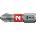 Wera Screwdriver Bit 25 mm Tip PH2 Chrome Plated Stainless Steel 1-Piece 05056422001