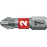 Wera Screwdriver Bit 25 mm Tip PH2 Chrome Plated Stainless Steel 1-Piece 05056422001