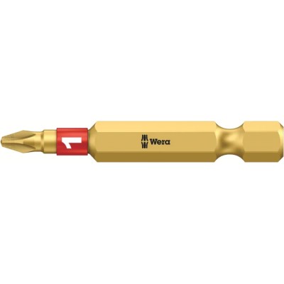 Wera Screwdriver Bit PH1 50 mm Tip Chrome Plated Stainless Steel 05059530001