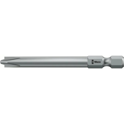 Wera Plus Minus Screwdriver Bit Stainless Steel Chrome Plated Hex Drive 0.25 mm Tip PH2 1-Piece 05059721001