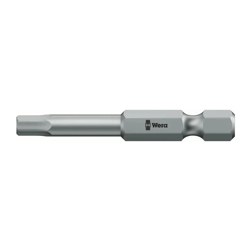 Wera Hexagonal Plus Screwdriver Bit, 0.25 mm Tip, 2.5 mm Size, Hex Drive, 89 mm Overall Length 05059641001