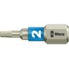 Wera Hex Screwdriver Bit Stainless Steel 2 mm Size, 6.35 mm Hex Drive, 25 mm Length 05071071001