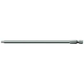 Wera Screwdriver Bit, T6 Size, 6.35 mm Hex Drive, 152 mm Overall Length 05328448001