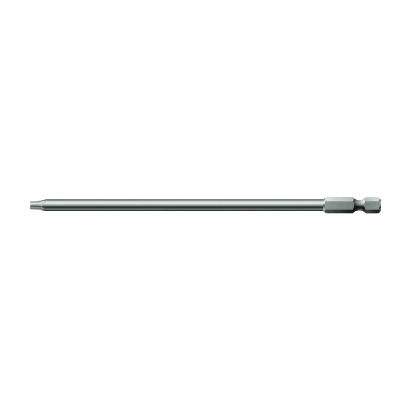 Wera Screwdriver Bit, T6 Size, 6.35 mm Hex Drive, 152 mm Overall Length 05328448001