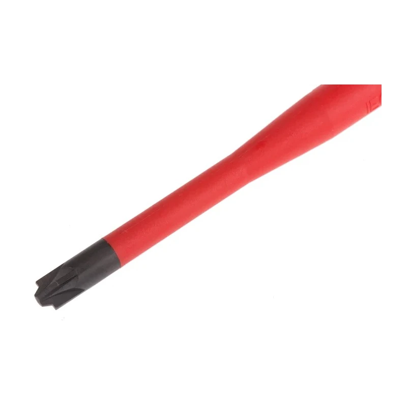 Wera Insulated Screwdriver PZ2 Tip 100 mm Blade Stainless Steel Chrome Plated 1000V VDE Approved 205mm Overall 05006466001