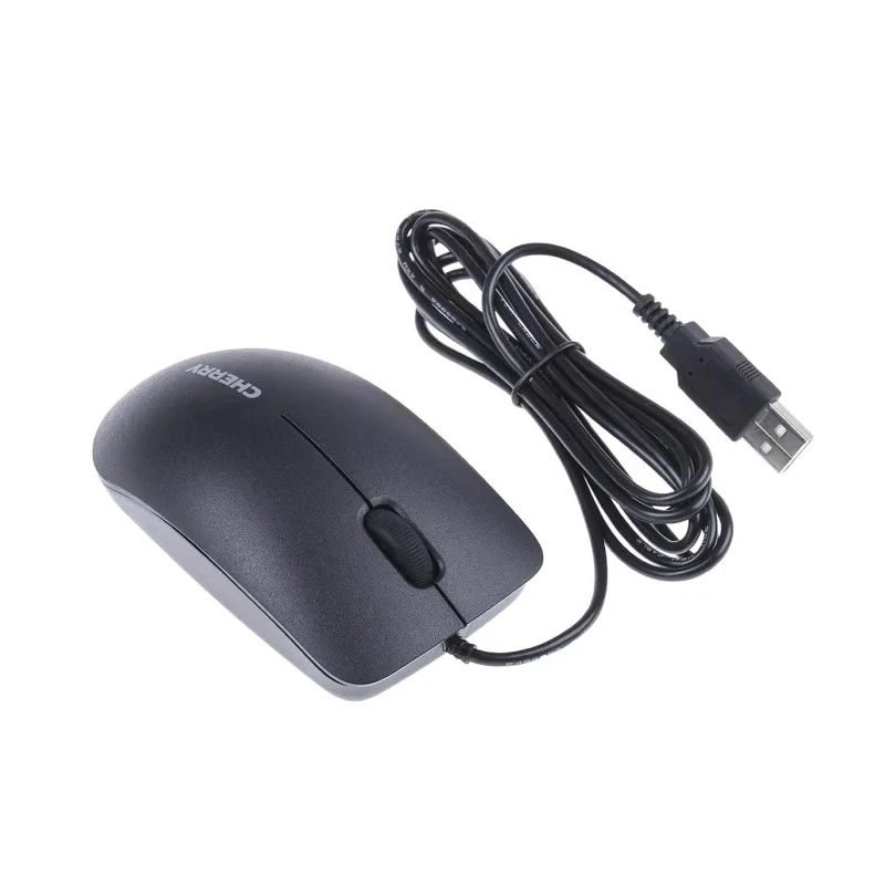 Cherry MC 1000 3 Button Wired Standard Optical Mouse Black JM-0800-2