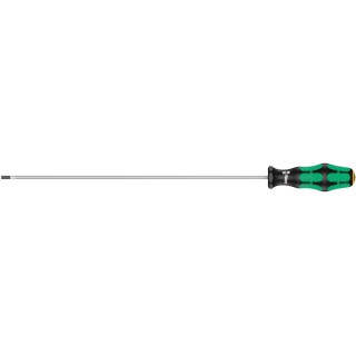 Wera Slotted Screwdriver Standard, Insulated, Multi-Component Kraftform Plus Handle, 300mm Blade, 398mm Overall 05008027001