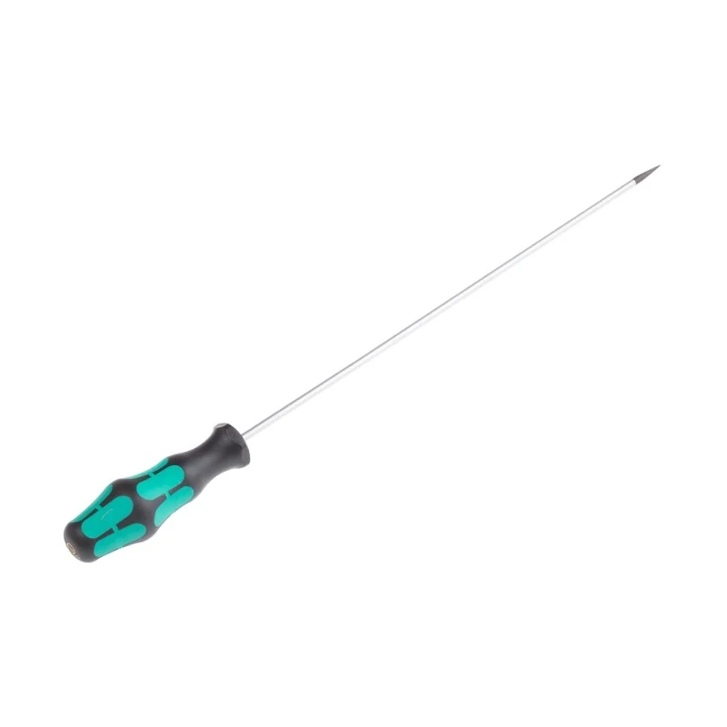 Wera Slotted Screwdriver Standard, Insulated, Multi-Component Kraftform Plus Handle, 300mm Blade, 398mm Overall 05008027001