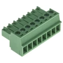 RS PRO Pluggable Terminal Block, 8-Contact, 3.5 mm Pitch, 1 Row, Polyamide Housing, Screw Connection 874-5057