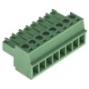 RS PRO Pluggable Terminal Block, 8-Contact, 3.5 mm Pitch, 1 Row, Polyamide Housing, Screw Connection 874-5057