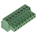 RS PRO Pluggable Terminal Block, 8-Contact, 3.5 mm Pitch, 1 Row, Polyamide Housing, Screw Connection 874-5057